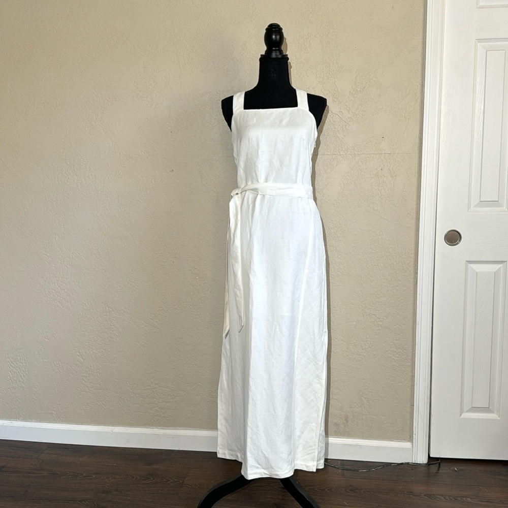 White NWT Banana Republic linen dress